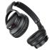 ACEFAST H10 Wireless Bluetooth 5.4 Over Ear Headphone Low Latency Gaming Earbuds with 40MM Speaker Foldable Music Sports Headphones - Black